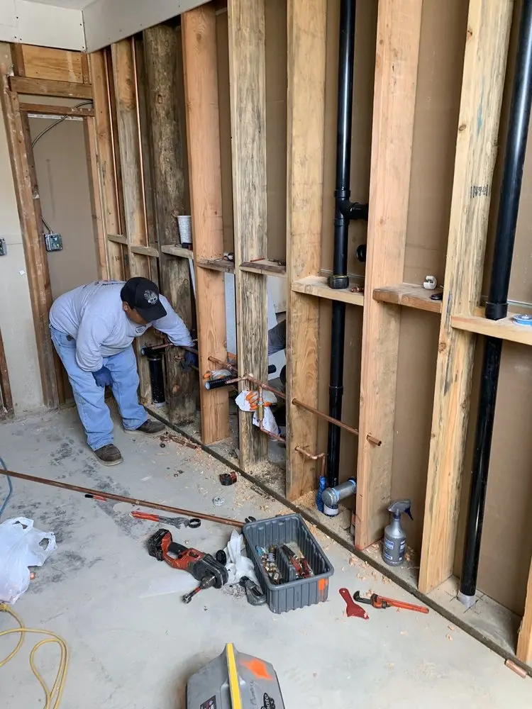 Commercial rough-in plumbing for Water Heater Replacement in North Hampton